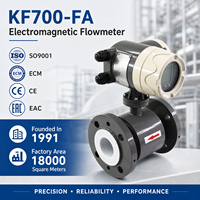 Débitmètre électromagnétique à bride KIO DN10 à DN2000 haute précision ± 0,2 %, intégré et télécommandé, types RS485 HART 4-20mA KF700-FA