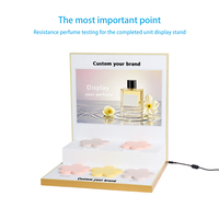APEX présentoir de soins de la peau de beauté au design personnalisé présentoir de parfums de comptoir de maquillage cosmétique pour magasin de détail