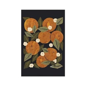 Dafen Village Oil Painting Abstract Persimmon Wall Art <b>Framed</b> Rectangle Impressionism Living Room Decor - Product Image 5