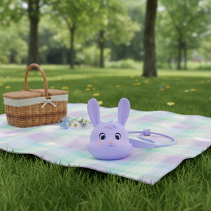 Lampe <span class=keywords><strong>frontale</strong></span> LED rechargeable en silicone en forme de lapin, portable, créative, mignonne, pour le camping, cadeau, d'urgence - Product Image 3