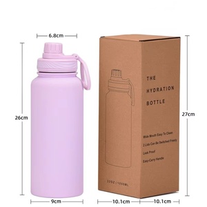 Termo de Acero Inoxidable de 1L con Logotipo Personalizado 2026, Botella de Agua de Gran Capacidad, Regalo Empresarial, para Exteriores - Product Image 3