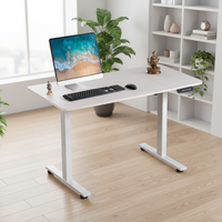 Cadre de bureau électrique intelligent à hauteur réglable automatiquement avec mémoire pour poste de travail à domicile et mobilier de bureau de luxe