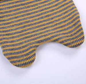 Winter Lovely Stripe Warm Ear Proters Newborn Knitting Beanie - Product Image 5