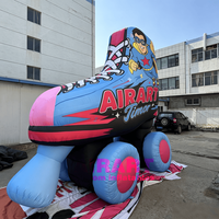 Maßgefertigter Skate-Ballon für Kommerzielle Platzdekoration, Aufblasbarer PVC-Rollschuh für Outdoor-Party-Requisiten