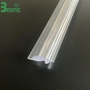 Baoming Optical Extrusion Profiles Polycarbonate Linear Lens Custom Led Lens