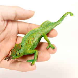 Haute qualité Solide PVC Simulation <span class=keywords><strong>miniature</strong></span> Amphibien lézard figurines Statue Modèle Animal caméléon jouets - Product Image 2