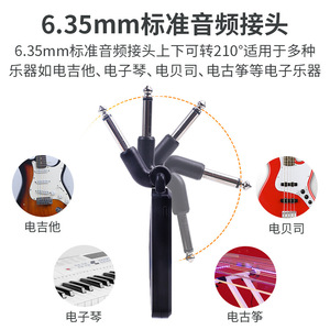 Meideal M5 <b>Wireless</b> Transmitter <b>Receiver</b> For Guitar Bass Amp Stage Audio - Product Image 4