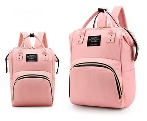 Customizable Large Capacity Multifunctional Mommy Bag Outdoor <b>Backpack</b> Zipper <b>Characters</b> USB Port Laptop Compartment Polyester - Product Image 5