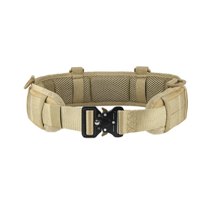 Ceinture tactique camouflage DFB1206 pour hommes, en nylon, pour activités de plein air, combat, avec boucle en métal, ceinture Molle, pour la chasse, la randonnée, les sports - Product Image 5