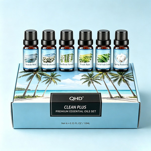 Coffret Cadeau d'Huiles Parfumées QHD Clean Plus à <span class=keywords><strong>Prix</strong></span> Compétitif – Huiles Parfumées pour Diffuseur, Fabrication <span class=keywords><strong>de</strong></span> Bougies, Marque Privée - Product Image 1