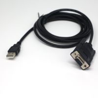 Cable de Consola Serial RS485 USB-A Macho a DB9 Hembra de 9 Pines de Carga Rápida para Uso en Computadoras, Material PVC, Hecho en Guangdong