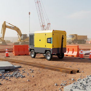 Compresseur d'<span class=keywords><strong>air</strong></span> diesel portable Atlas Copco XATS 1200, haute puissance, qualité industrielle, unité mobile pour chantiers de construction intensifs - Product Image 1