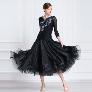 Robe de compétition de danse de salon M-1874, nouvelle arrivée, robe de danse moderne, valse, <span class=keywords><strong>tango</strong></span>, <span class=keywords><strong>flamenco</strong></span>, robe de danse de salon pour la pratique, en vente - Product Image 3