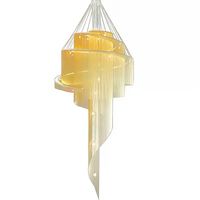Plafonnier Led suspendu au design contemporain classique, luminaire décoratif de plafond moderne, cercle de luxe, pour la maison, or et argent