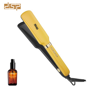 Lisseur de cheveux Dsp à revêtement céramique, double usage, outil de salon pour cheveux secs - Product Image 5