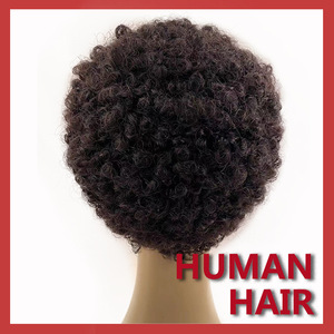 Longfor all'ingrosso <span class=keywords><strong>Afro</strong></span> <span class=keywords><strong>parrucca</strong></span> meccanismo traspirante <span class=keywords><strong>capelli</strong></span> umani <span class=keywords><strong>capelli</strong></span> ricci africani per le donne - Product Image 4