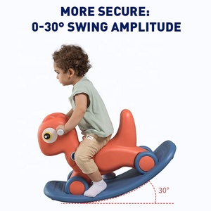 Eco-Friendly Children Ride Stable Toy Baby Girls Plastic Rocking Horse - Product Image 3