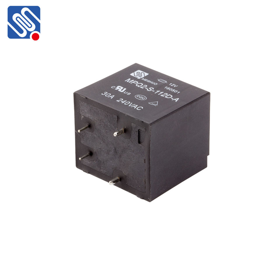 Meishuo MPQ2 T91 12v 24 Volt 5 Pin Protective PCB QC SPDT 12V TUV CQC 20A 30a 10A 240VAC Relay