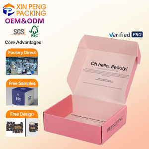 Caja de Regalo de Papel Kraft Personalizada, Resistente, Compostable, Corrugada, con Funda en Relieve, <span class=keywords><strong>para</strong></span> Envío y Almacenamiento, Modelo 2026 XP OEM - Product Image 1