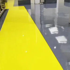 Outdoor Polyurethane Yellow Floor Paint Waterproof Dustproof Anti-Corrosion Scratch Resistant Floor Paint