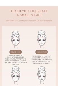 Mineral Small Silver Block Contour Powder Compact Matte Highlight Shadow Nose Contour Highlight - Product Image 2