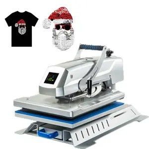 heat press machines logo print for clothing for t-shirt ouch Screen Control Rotary sublimation printer and heat press