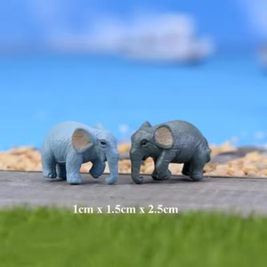 Cabujón de resina de elefante Artificial 3D, decoración del hogar y fabricación de joyas, accesorios DIY, novedad - Product Image 5