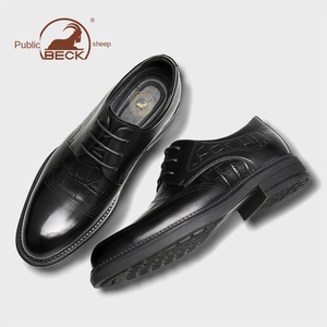 Gongyang Men's <b>Shoes</b> 2026 New <b>Style</b> Genuine Leather Soft-Soled Lace-Up Breathable Lightweight Business Casual Wear-Resistant - Product Image 2