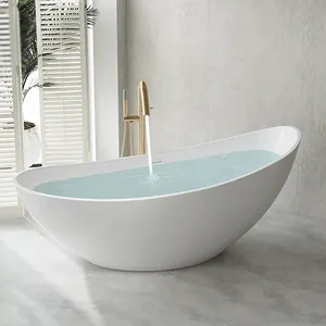 Bak mandi kamar mandi akrilik berdiri bebas rendam mewah
