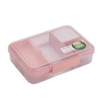 Boîte de conservation portable, boîte à fruits d'extérieur, boîte à salade portable, avec compartiments pour sauce, boîte à lunch