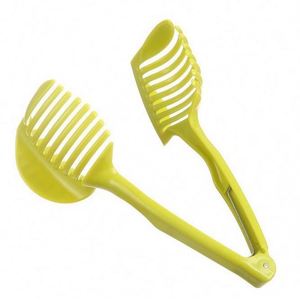 Tomato Slicers Cutter Holder Onion Fruit <b>Vegetable</b> Food Tong Orange Lemon Tomato Slicer - Product Image 1