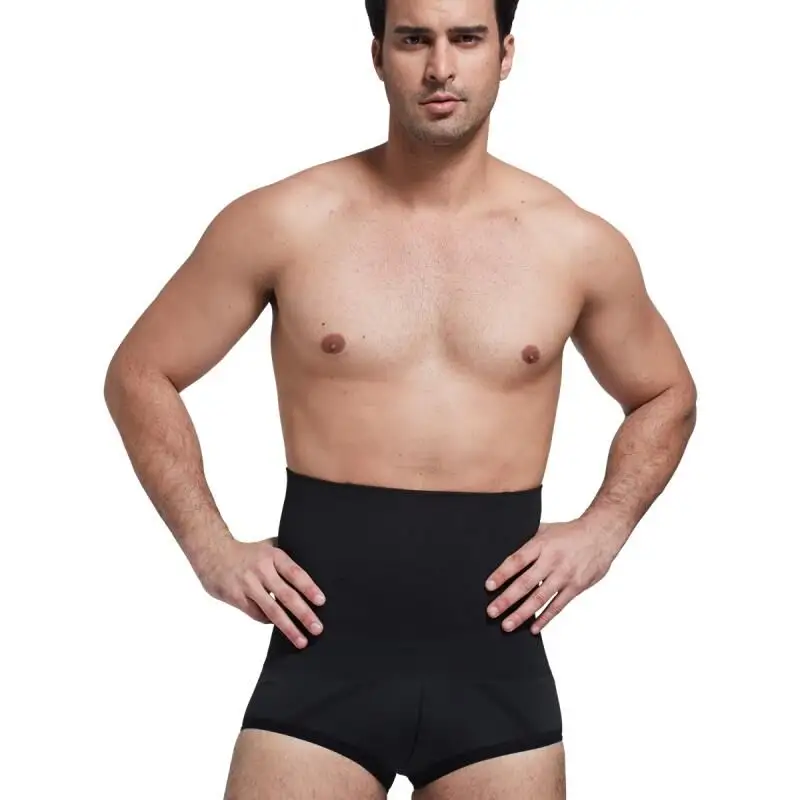 Mannen Body Shaper Compressie Short Afslankende Shapewear Tailletrainer Buikcontrole Slipje Modellering Riem Anti Chafing Boxerbroek