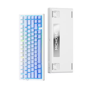 MCHOSE G75 Customized Mechanical <b>Keyboard</b> With Gasket Structure Three-mode Full-key Hot-plug Gaming Custom <b>Keyboard</b> - Product Image 4
