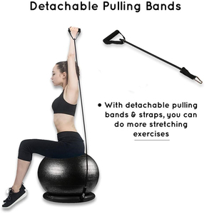 Tuya — boule de <span class=keywords><strong>Fitness</strong></span> anti-dérapante, équipement de Sport pour spectacle, Pilates, Yoga, gymnastique, chaise de bureau - Product Image 3
