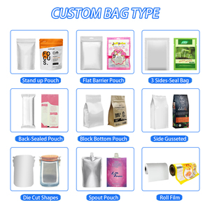 100% Grs trong suốt có thể tái chế PE nhựa con dấu dây kéo túi đứng lên túi với cửa sổ tùy chỉnh in túi tái chế - Product Image 5