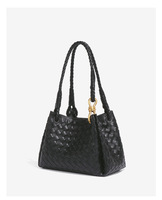 Sac à main tissé doux et tendance, sac fourre-tout à bandoulière durable avec sangle tressée, sac à main polyvalent pour femmes pour les sorties quotidiennes