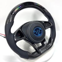 Volant en fibre de carbone pour Mercedes Benz W205 W212 W213 W246 C43 C63 E63 S65 W463 W222 C180 C200 C250 C300