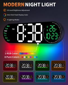 <b>LED</b> Digital Table <b>Clock</b> Display Temperature Week Calendar <b>Wall</b> <b>Clock</b> with Light Reloj De Pared Digital Desk Alarm <b>Clock</b> - Product Image 6