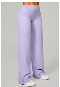 Của phụ nữ bền vững rộng chân yoga quần mềm cảm ứng thoáng khí nhanh chóng khô Yoga xà cạp 4-cách căng hip nâng lên sinh thái Activewear - Product Image 4