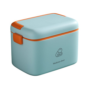 Plastic Organizer Storage Box Plastic New Design Household Plastic Lockable Medicine Organizer Storage Boxes