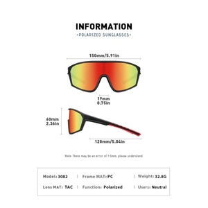 <span class=keywords><strong>Gafas</strong></span> Deportivas <span class=keywords><strong>de</strong></span> Moda, Hechas a Mano, con Logotipo Personalizado, Lentes Polarizadas TAC, Protección Solar, Resistentes al Viento, Venta al Por Mayor - Product Image 3
