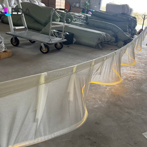 ไฟประดับเพดานโรงแรมงานแต่งงานสุดหรู พร้อมแถบไฟ LED ผ้าม่านโปร่งแสง ปรับแต่งขนาดและสีได้ - Product Image 6