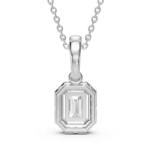 Pendentif en moissanite étincelante au design élégant, taille brillante, parfait pour les soirées, les fêtes ou comme un accessoire de mode décontracté. - Product Image 2