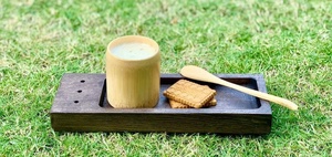 Taza de Bambú de Lujo Hecha a Mano, Vajilla Natural - Product Image 2