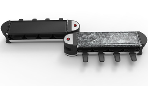Barbecue Grill de table 2 en 1 antiadhésif, amovible, 1200W, avec 8 casseroles à fonte des <span class=keywords><strong>fromage</strong></span>, idéal pour les fêtes et en famille amusant - Product Image 6