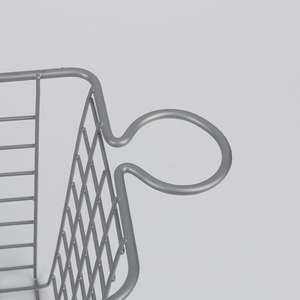 Organizador de baño montado en la pared de metal-Secador de pelo sin taladro y estante para toallas, para ahorrar espacio estante de almacenamiento (a prueba de herrumbre) - Product Image 4