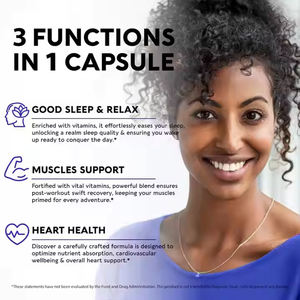 Integratore di Magnesio Glicinato Puro 500mg Vegano Naturale con Vitamina B6 e D3, Etichetta Privata OEM all'Ingrosso - Product Image 4