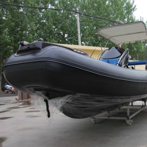 Luxe 20ft fibre de verre coque gonflable RIB bateau PVC Hypalon 600 bateau avec 1.2mm d'épaisseur pour les excursions de pêche et les sports nautiques - Product Image 3