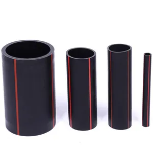 5.8M 9m chiều dài dn400 HDPE Nạo Vét ống 3 4 inch HDPE ống với dòng cam cho ngành công nghiệp KHAI THÁC MỎ