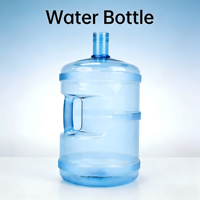 Bouteille d'eau en plastique sans BPA écologique de 11,3 L, 15 L, 17 L, 18,9 litres avec poignée pour les systèmes d'eau potable au bureau et à la maison